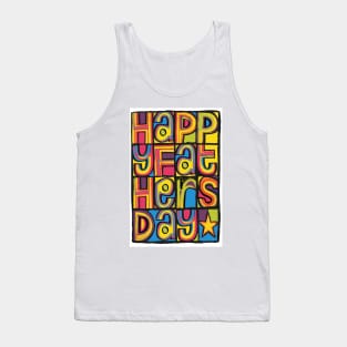 Happy Fathers Day 'Happy Mondays' Inspired Design Tank Top